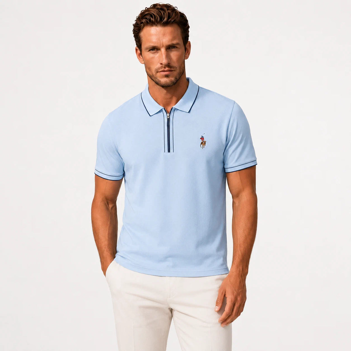Half-Zip Polo Shirt